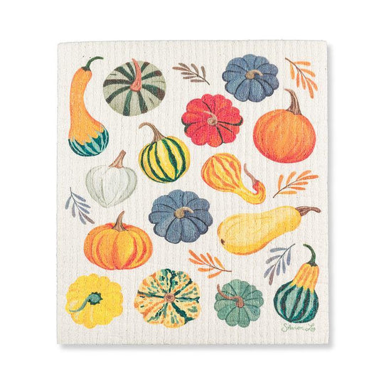 Fall Gourds Dishcloth