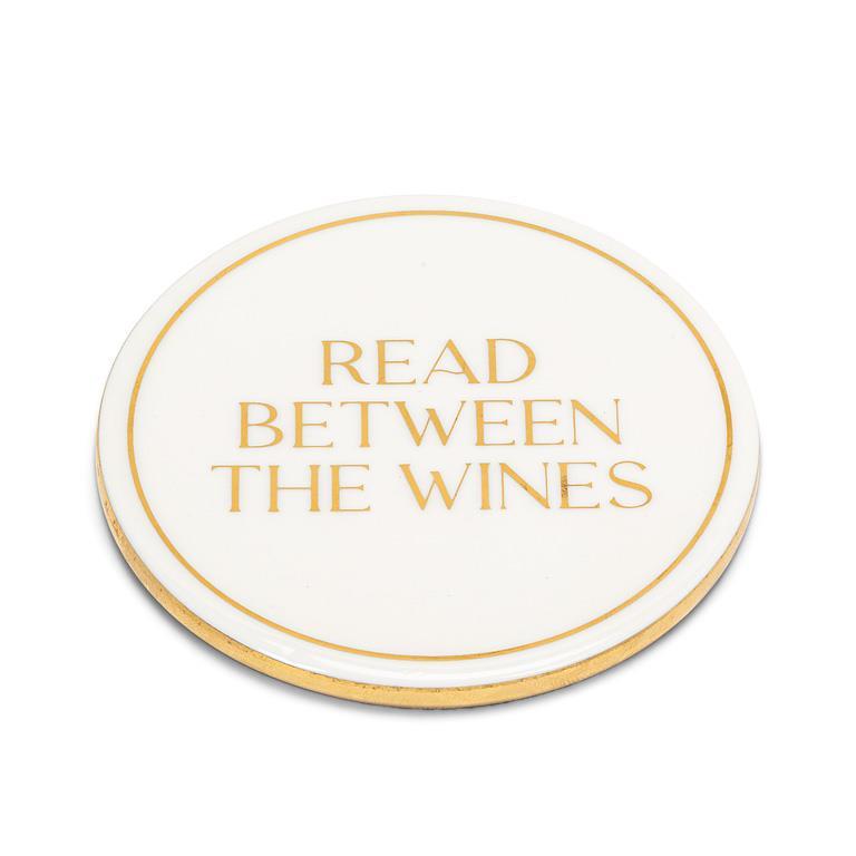 Read Between the Wines - Coaster