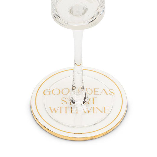Good Ideas Start with Wine - Coaster