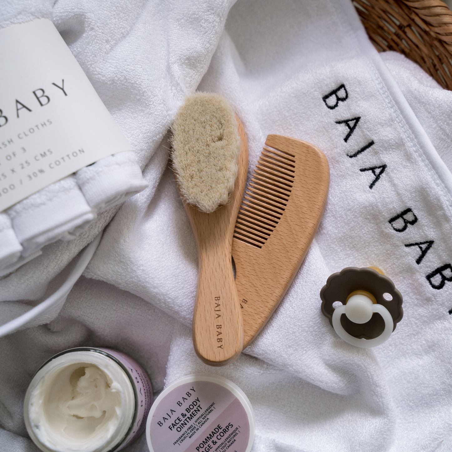 Bamboo/Cotton Hooded Towels: True Blue