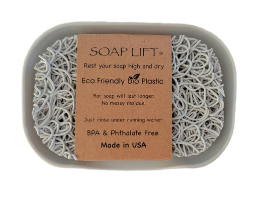 Waterfall Soap Dish Set w/ Soap Lift Soap Saver - Mist