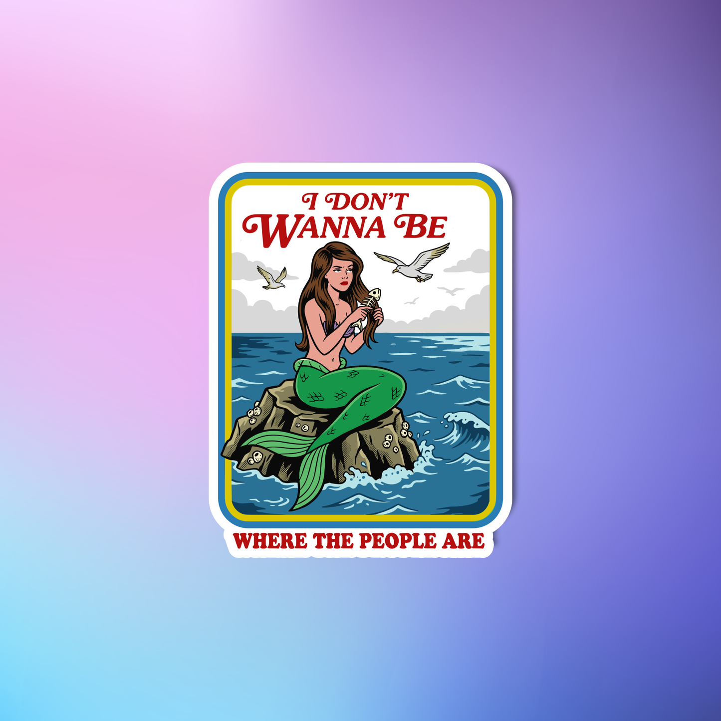 Where No People Are Sticker