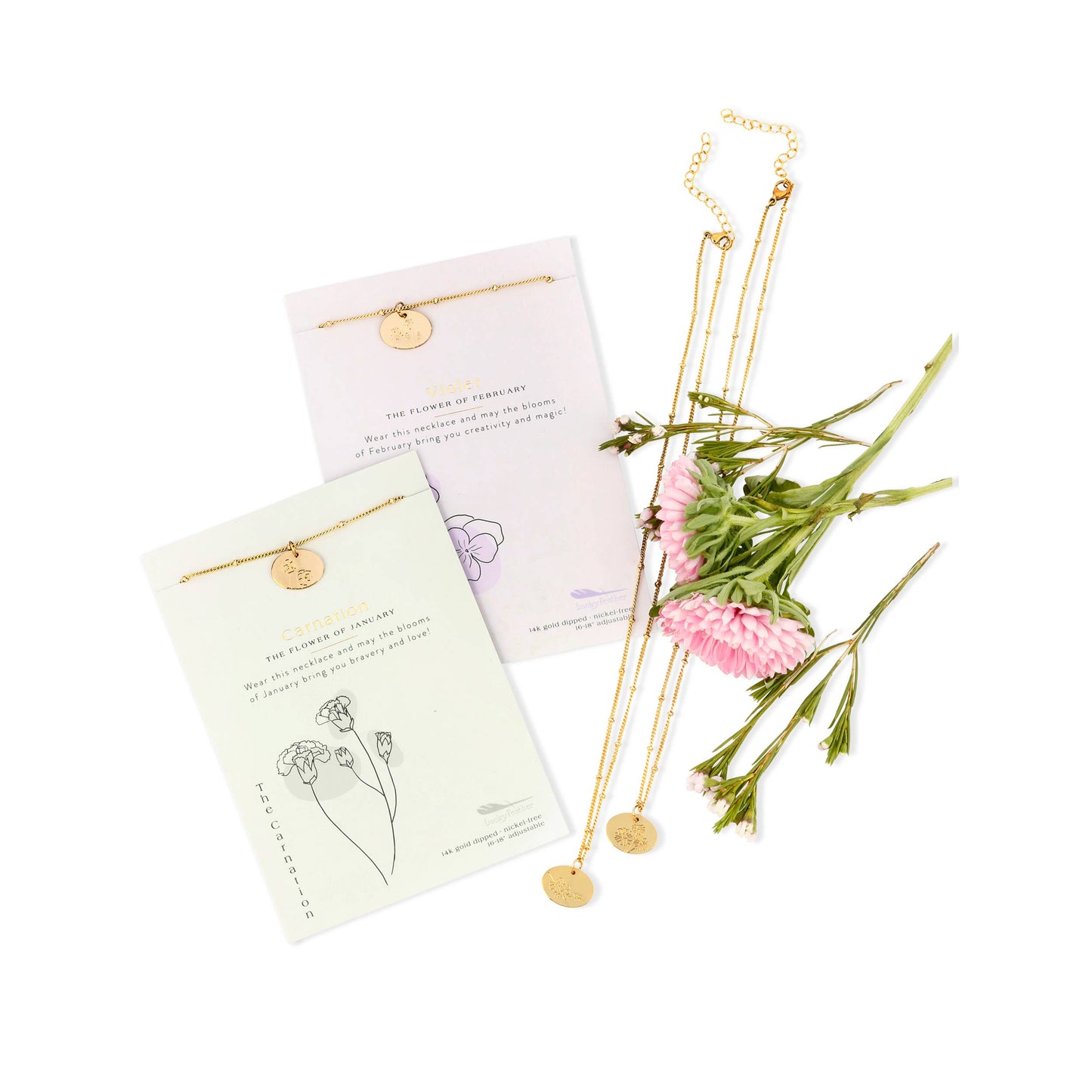Birth Flower Necklace - June
