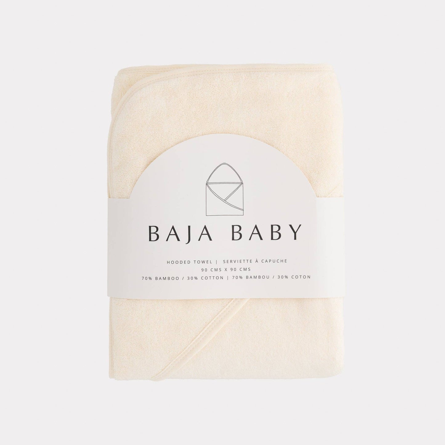 Bamboo/Cotton Hooded Towels: Sage Green