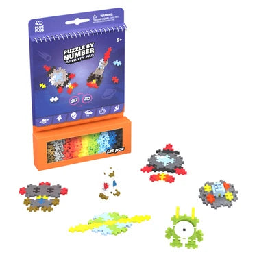 Space Puzzle By Number Activity Pad - 125 pieces
