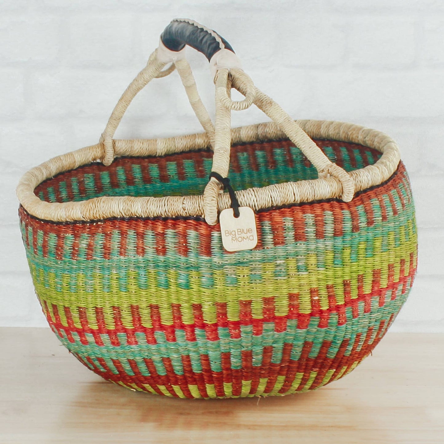 Round Basket Large - Traditional Palette