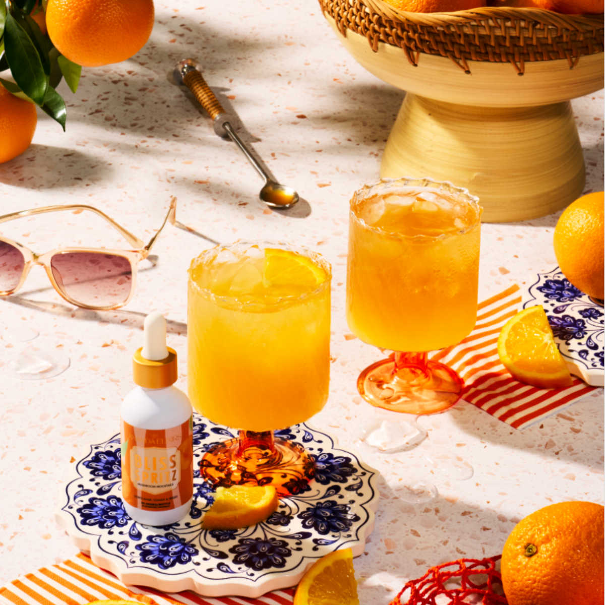 Mushroom Mocktails: Sangria