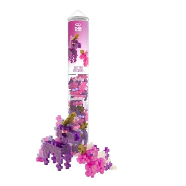 Glitter Unicorns Plus Plus Tube - 100 pieces