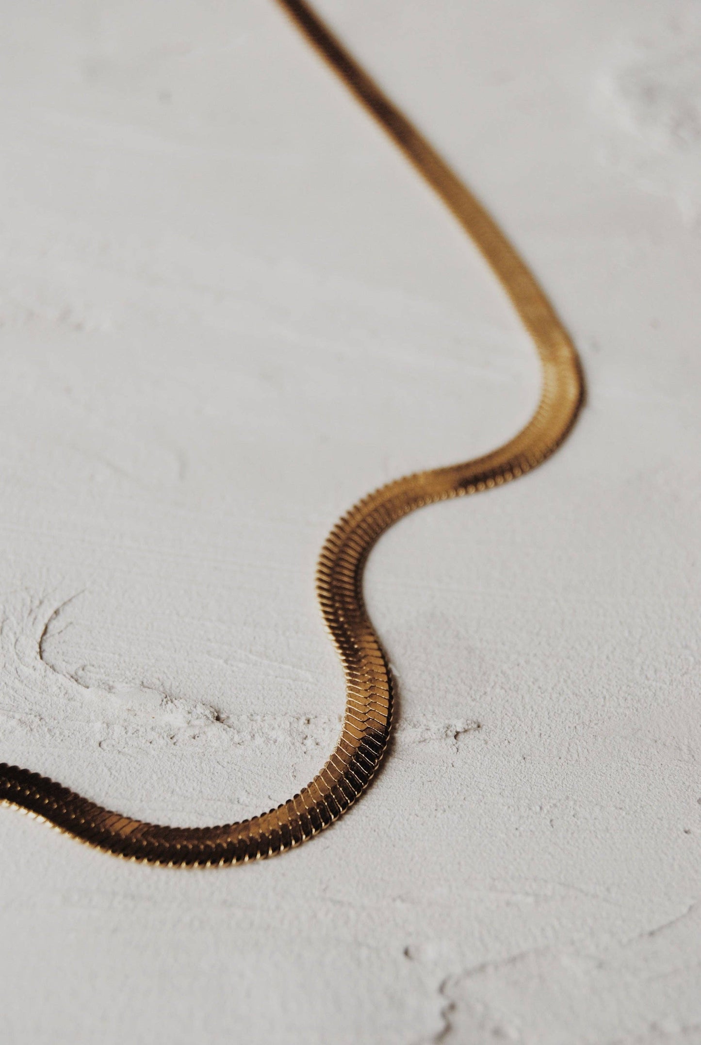 Wet and Wild Herringbone Necklace