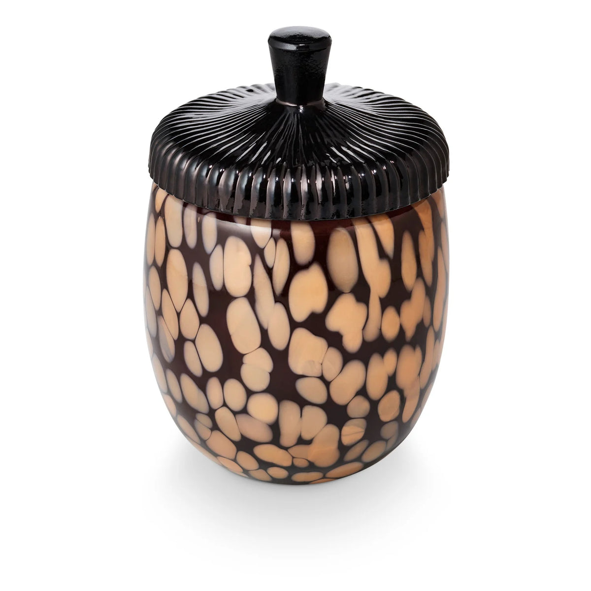 Glass Acorn Candle