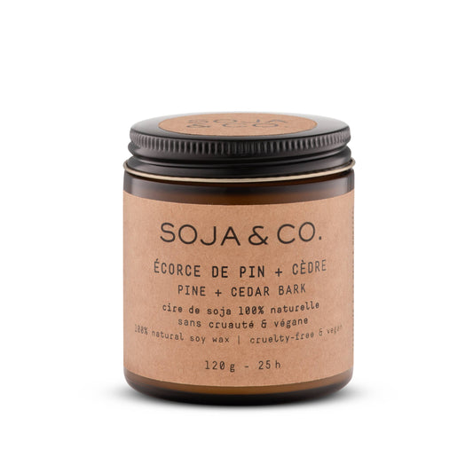 Soy Wax Candle | Pine + Cedar Bark: 8oz