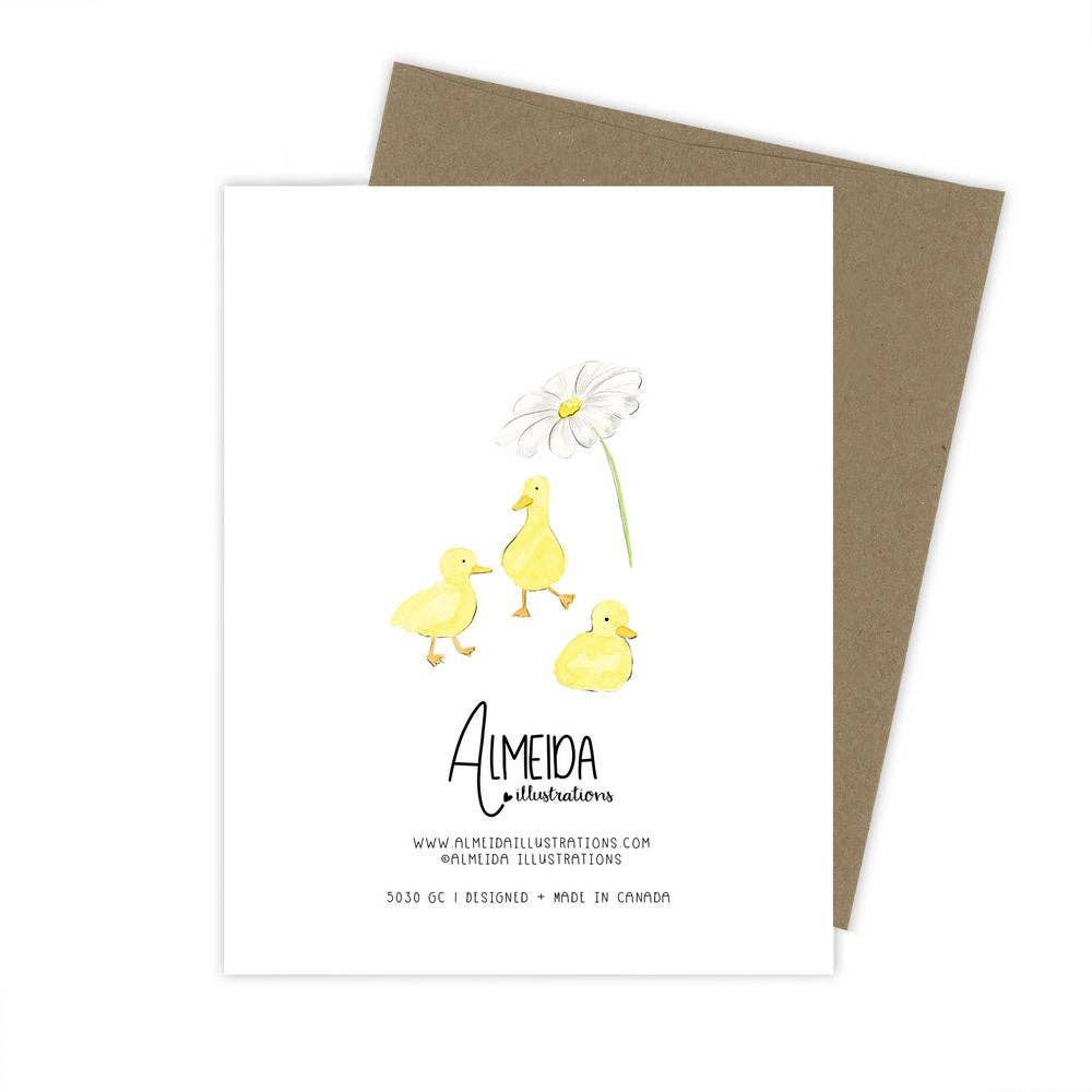 Congratulations on your Bundle of joy | Baby Card | Ducklings