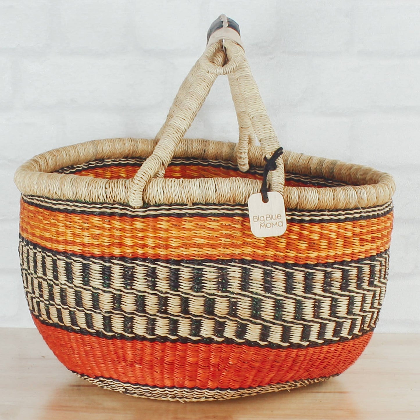 Round Basket Large - Traditional Palette