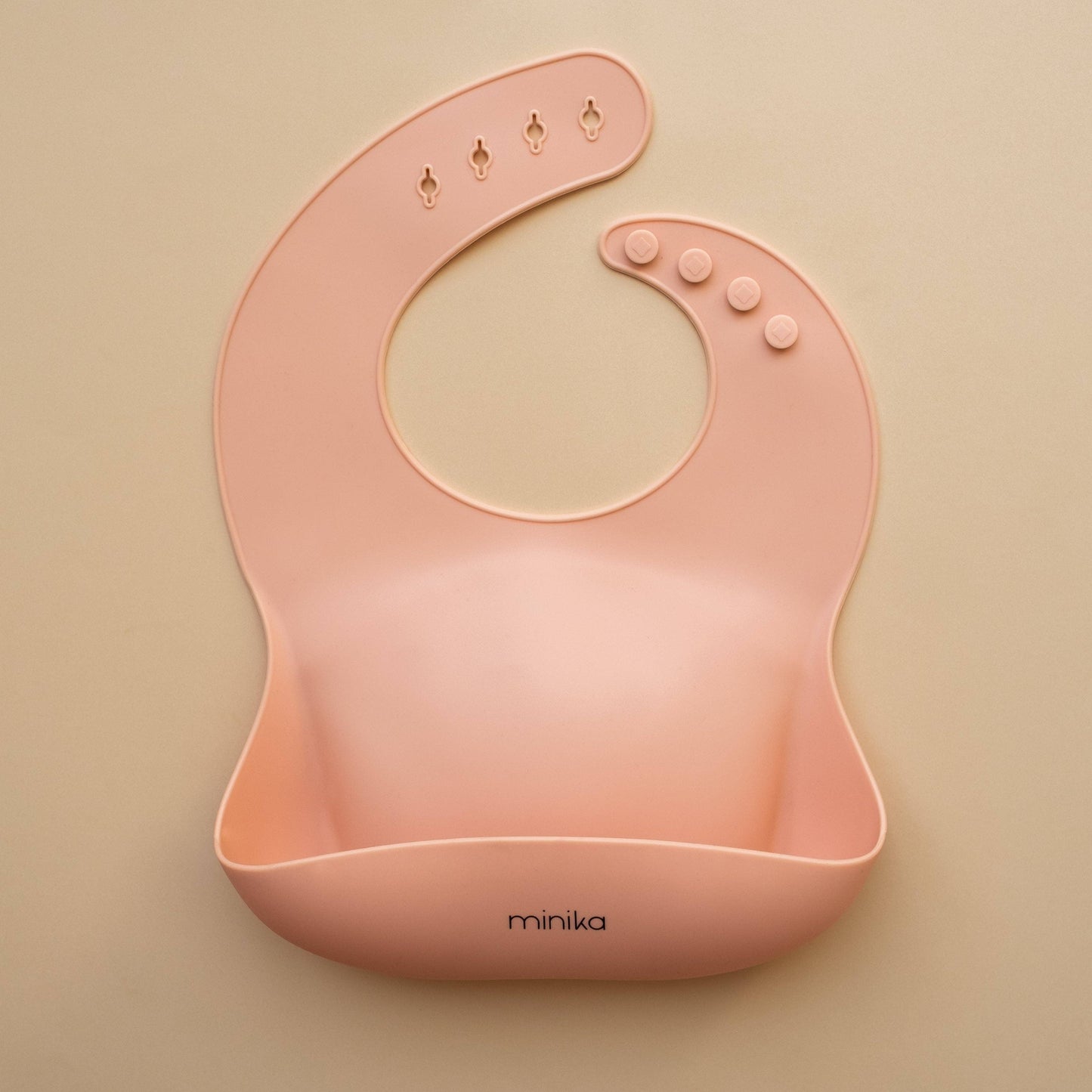 Silicone bib - Blush