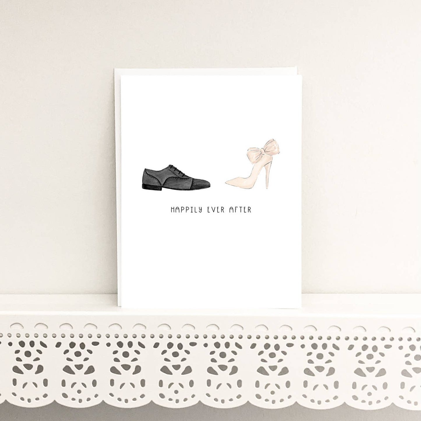 Happily Ever After | Mr + Mrs Newlywed Greeting Card