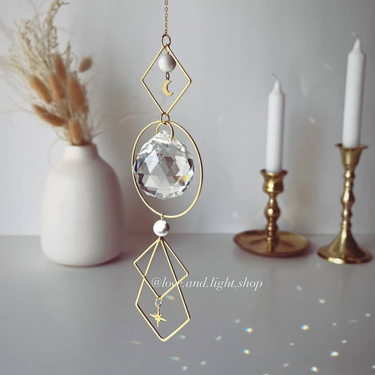 POLARIS Celestial Suncatcher + Howlite