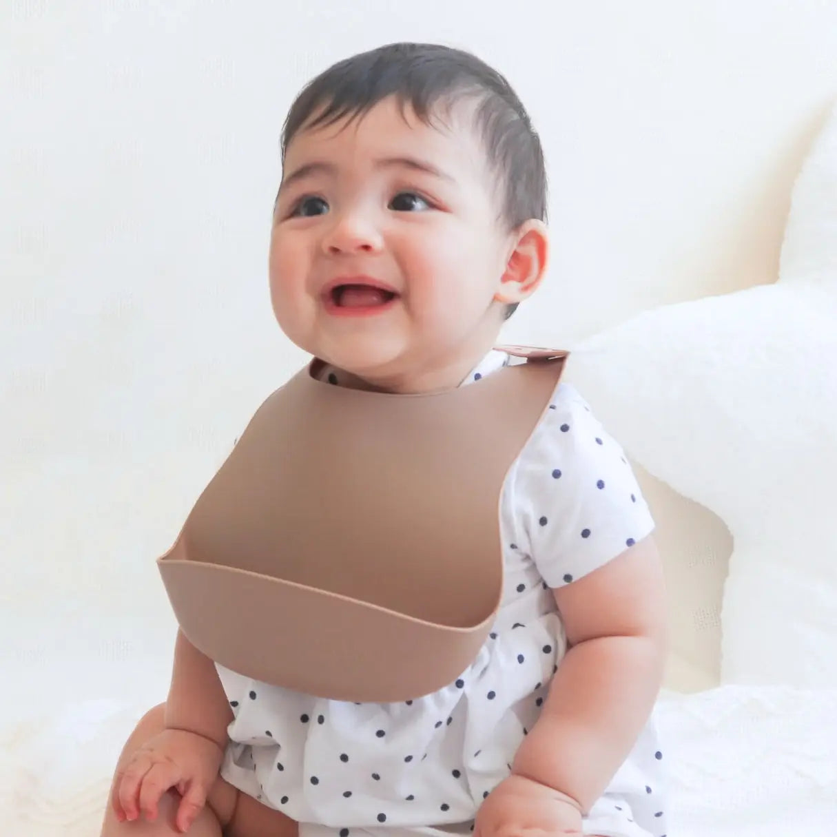 Silicone Bib: Dusty Rose