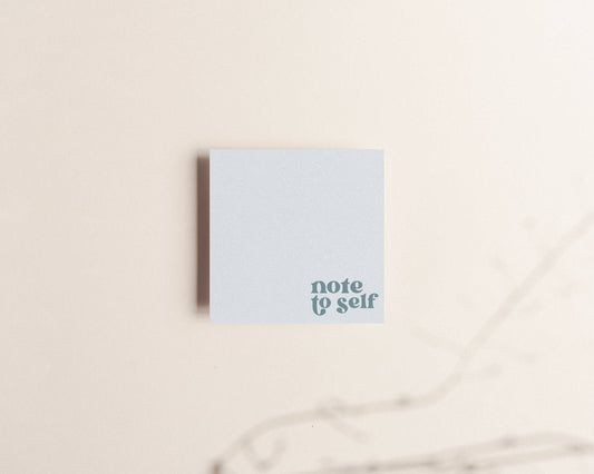 Note to self | Sticky Notes (blue)