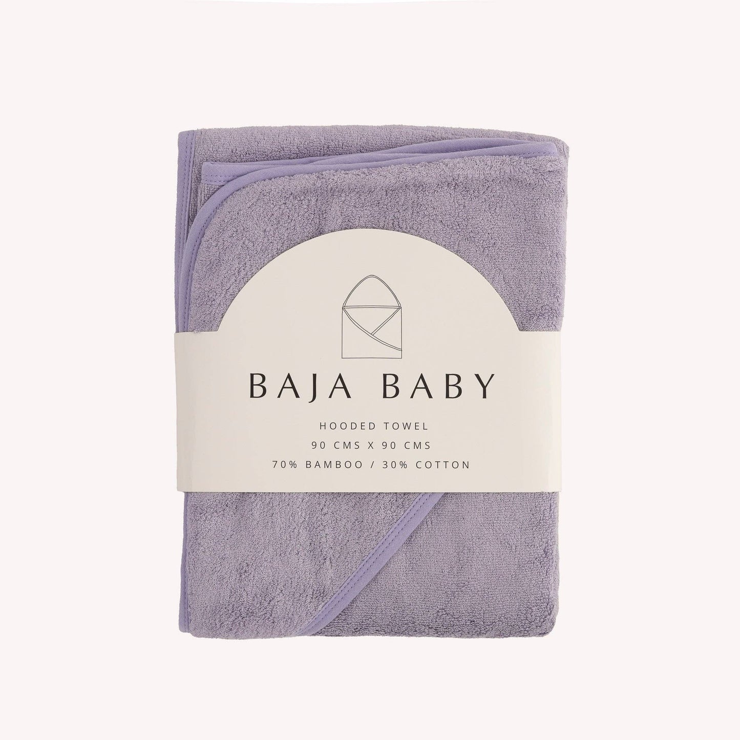 Bamboo/Cotton Hooded Towels: True Blue