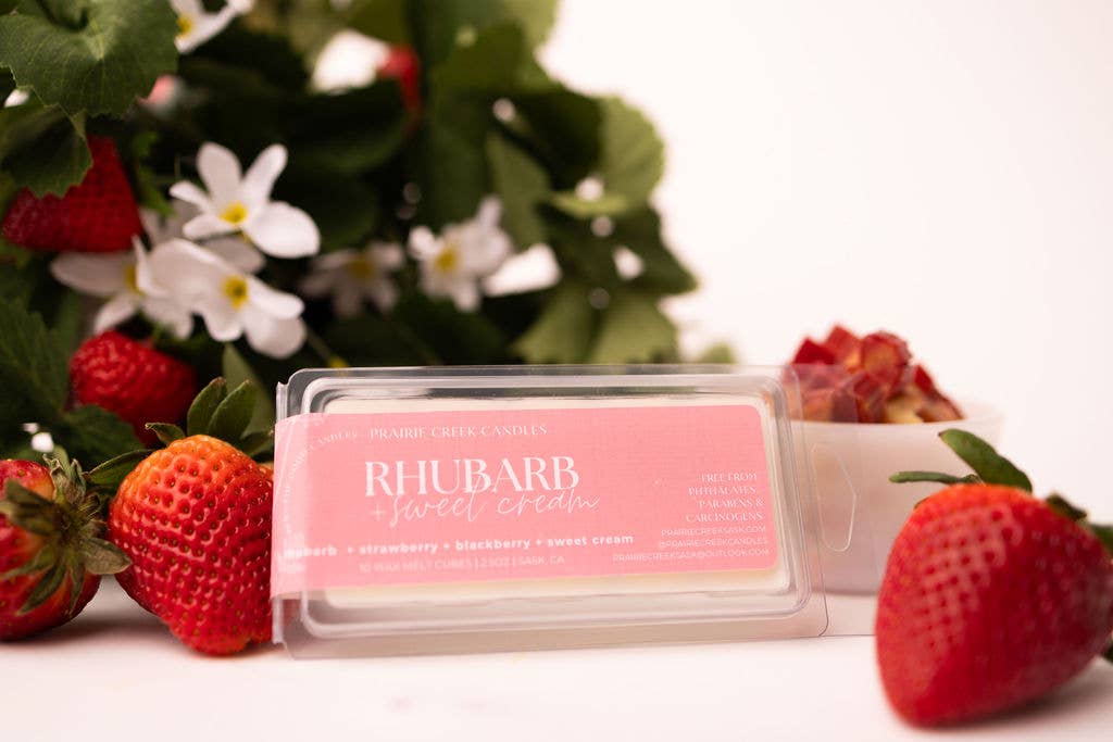 Rhubarb & Sweet Cream – Wax Melts