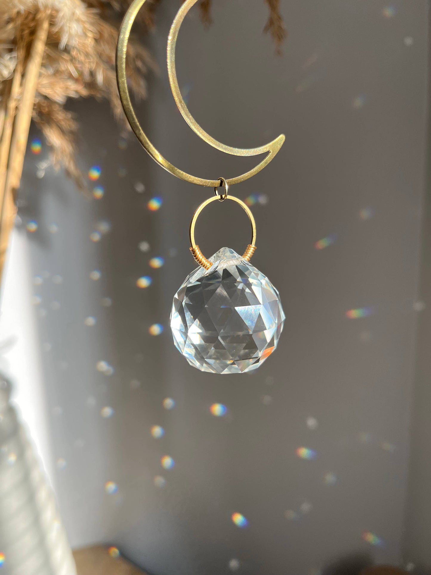 Crescent Moon Suncatcher