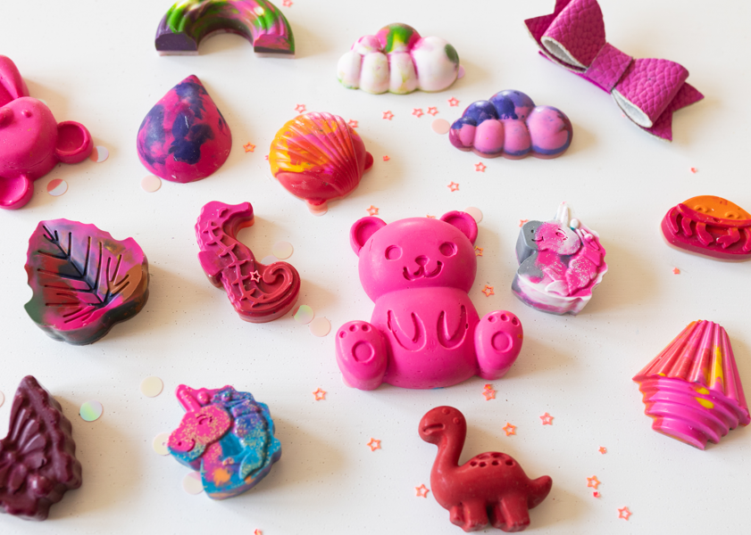 Handmade Crayons - TEDDY BEARS - Crayons faits à la main