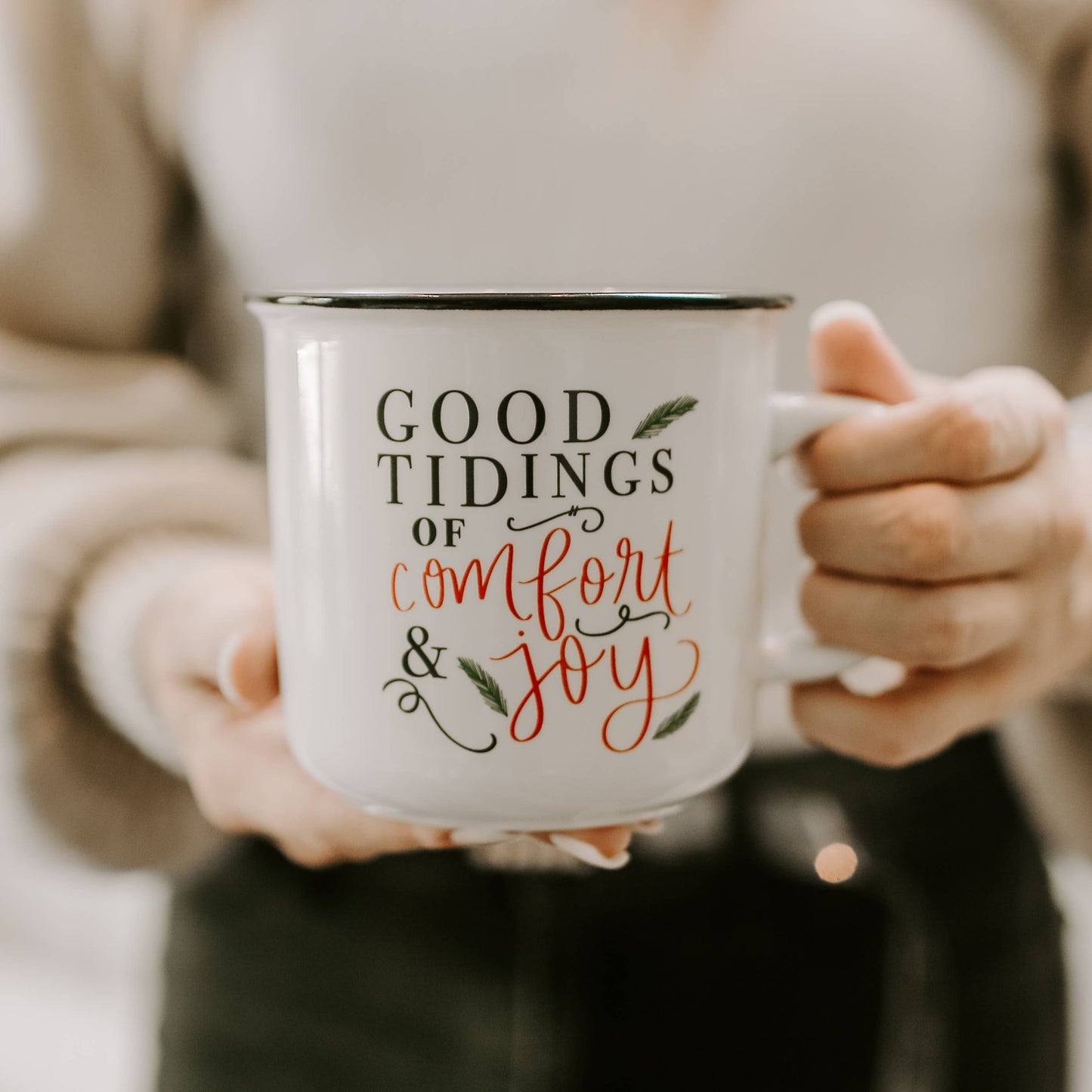Good Tidings Coffee Mug - Christmas Home Decor & Gifts