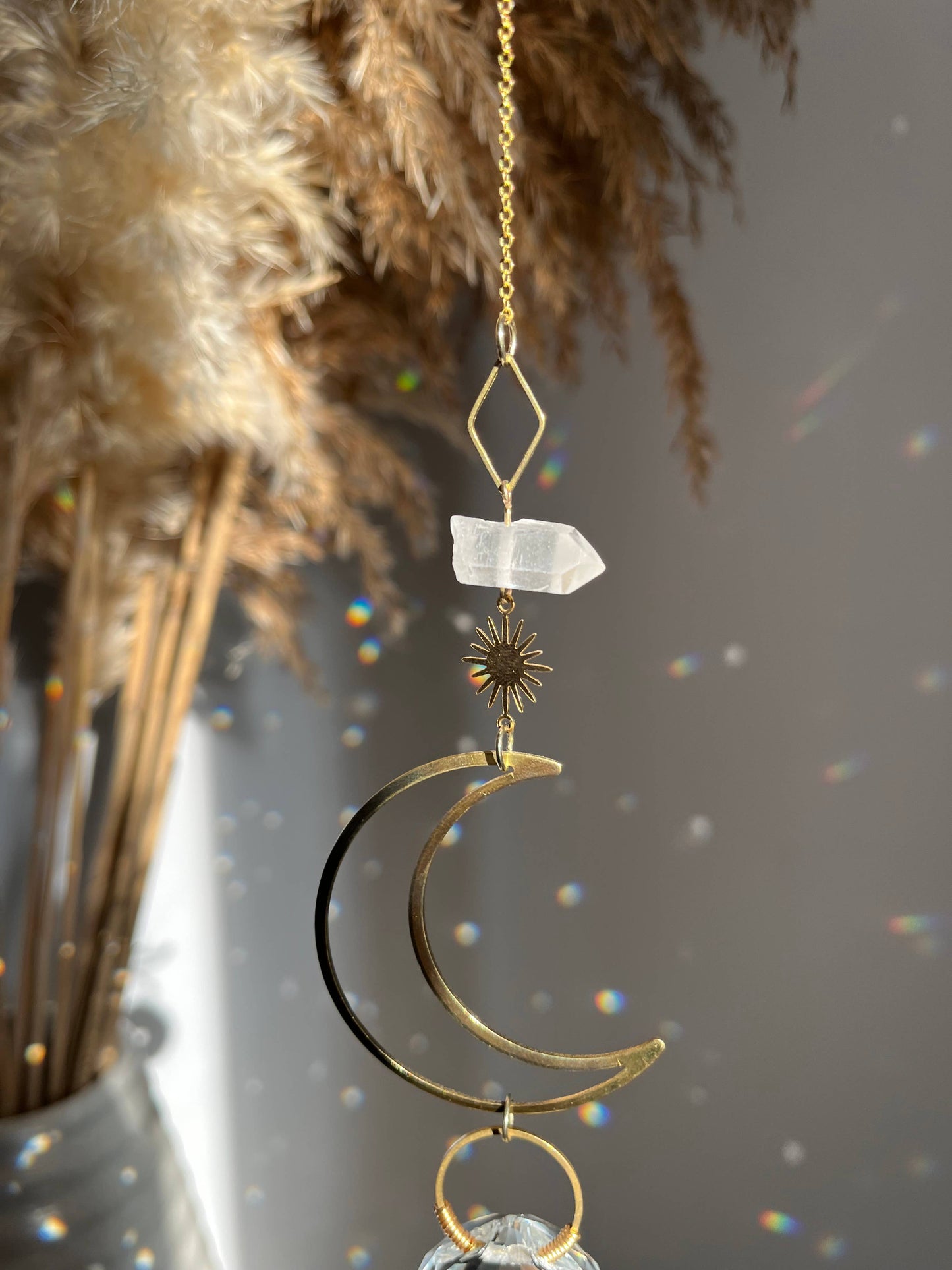 Crescent Moon Suncatcher