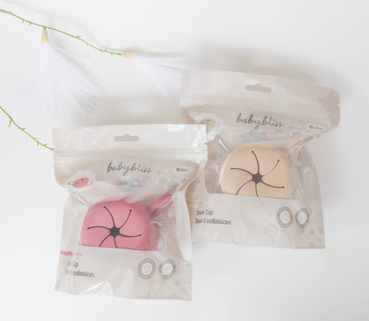 Silicone Snack Cup: Dusty Pink