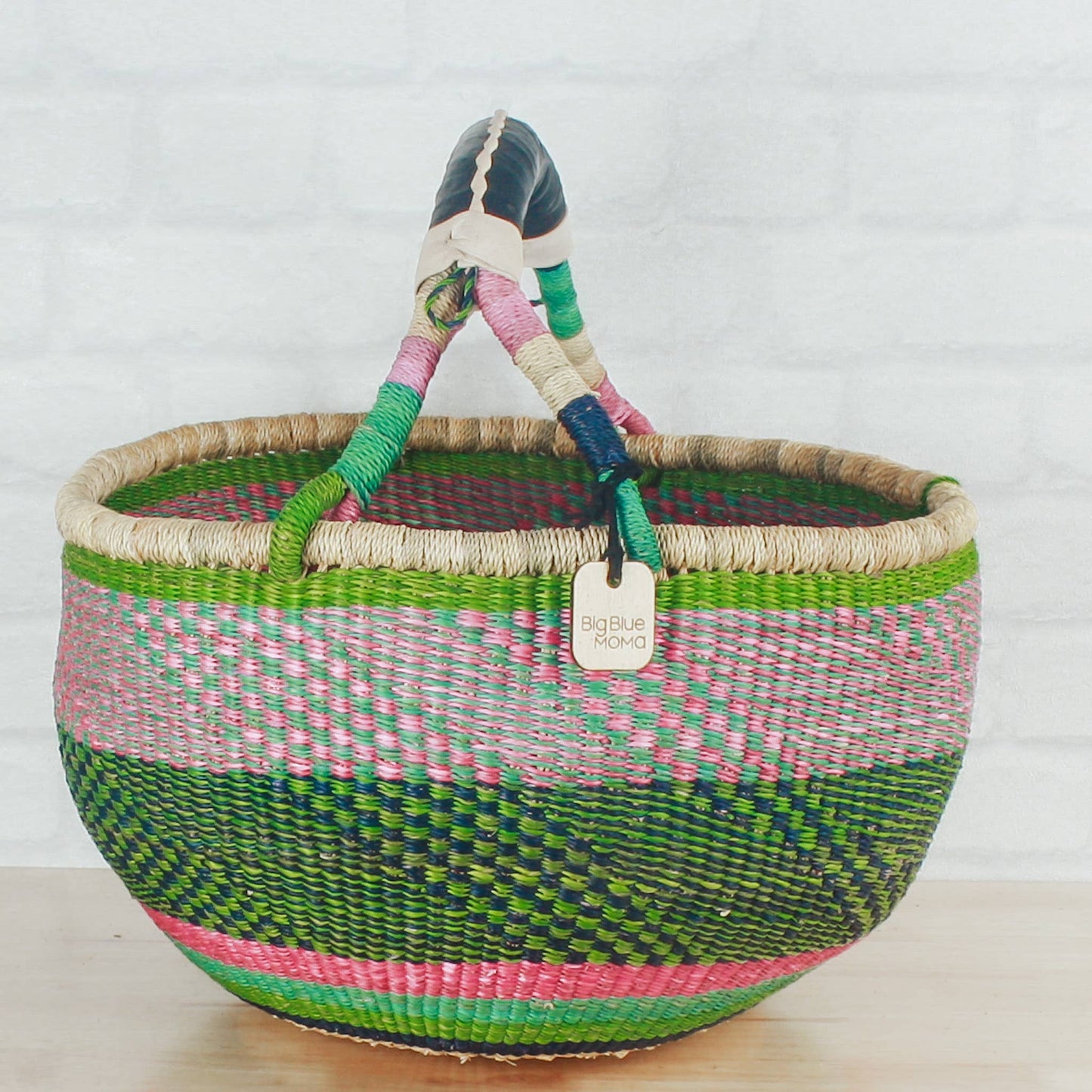 Round Basket Large - Traditional Palette