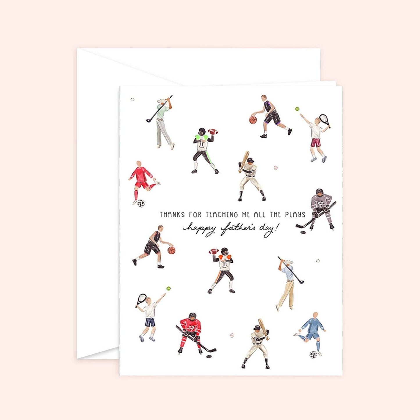 Teaching Me the Plays Card | Father's Day Card