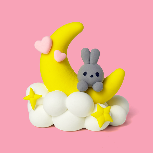 Moon Bunny Clay Crafting Kit