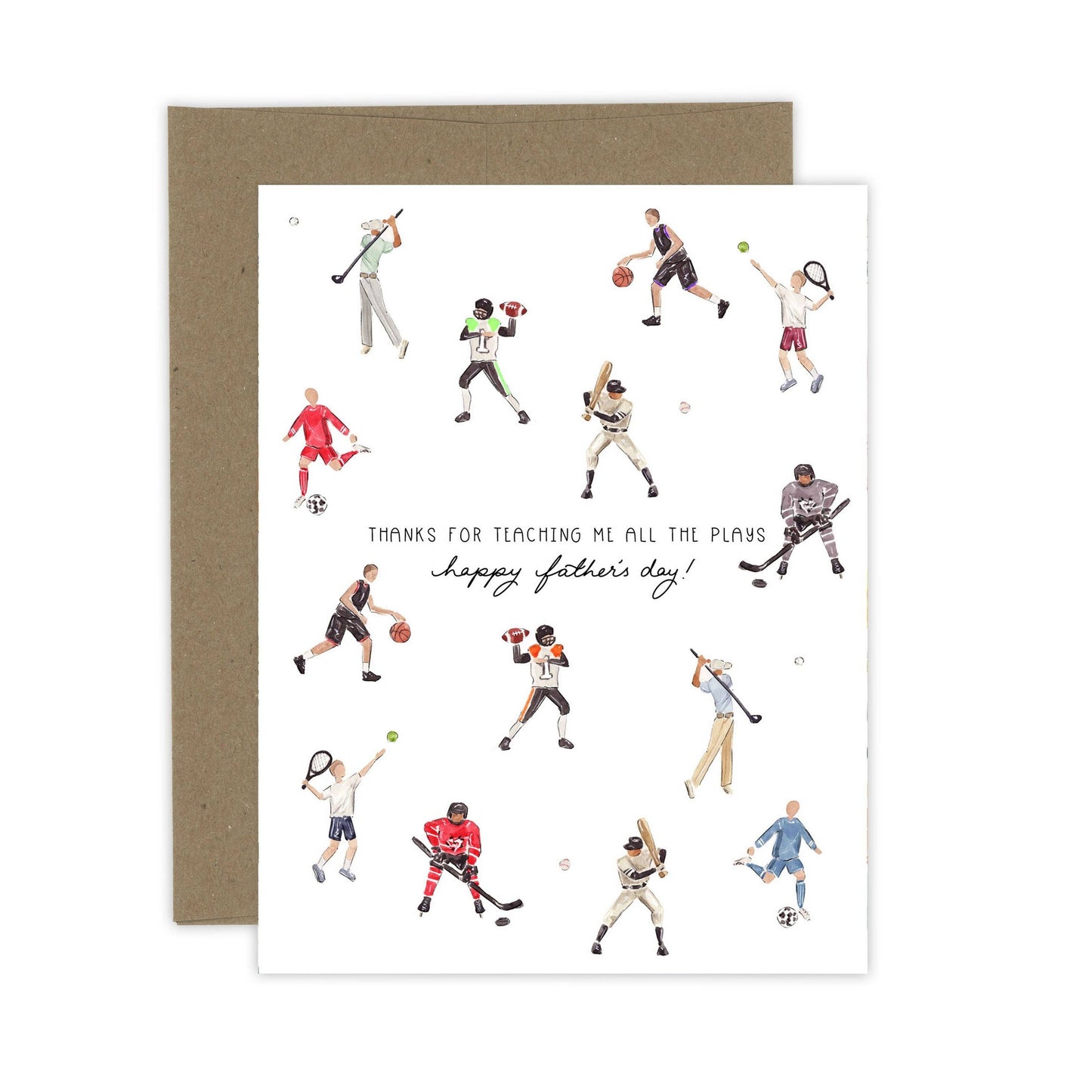 Teaching Me the Plays Card | Father's Day Card