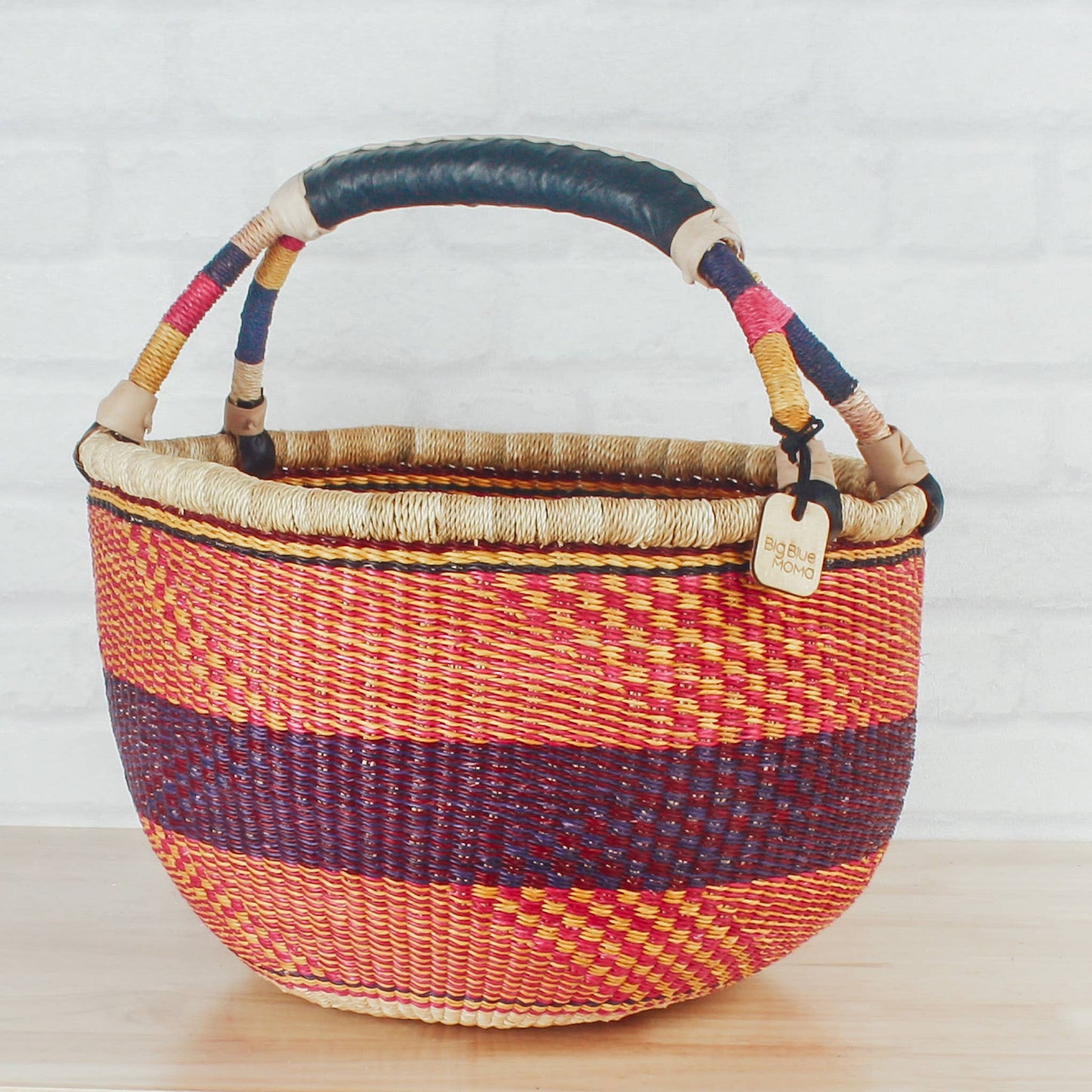 Round Basket Large - Traditional Palette