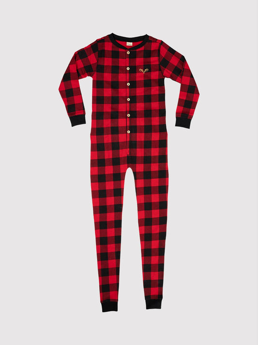 Buffalo Plaid Adult Onesie