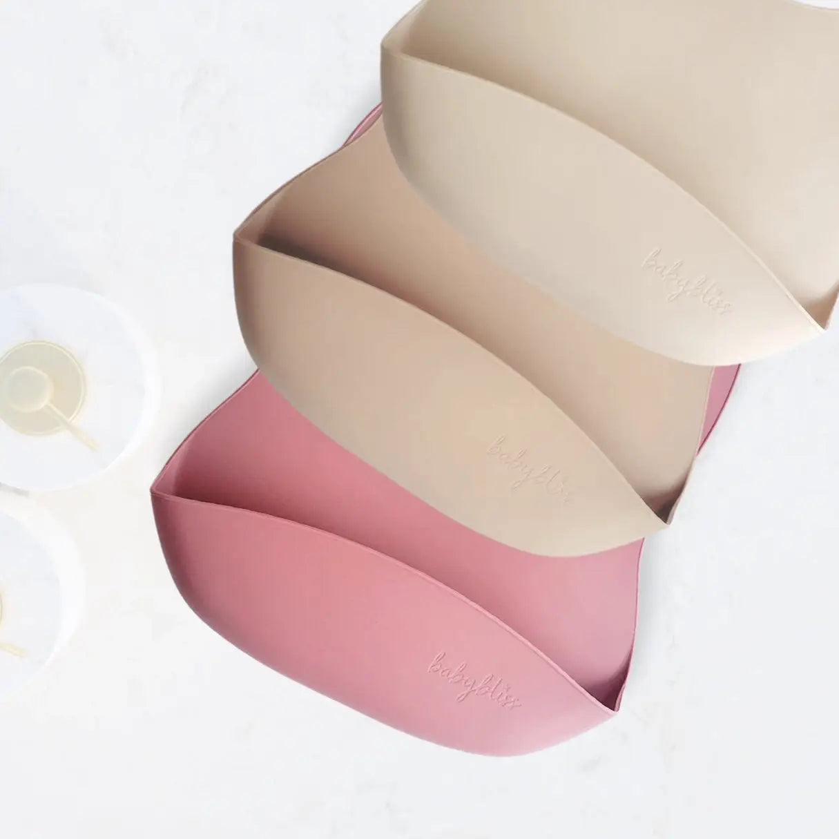 Silicone Bib: Dusty Rose