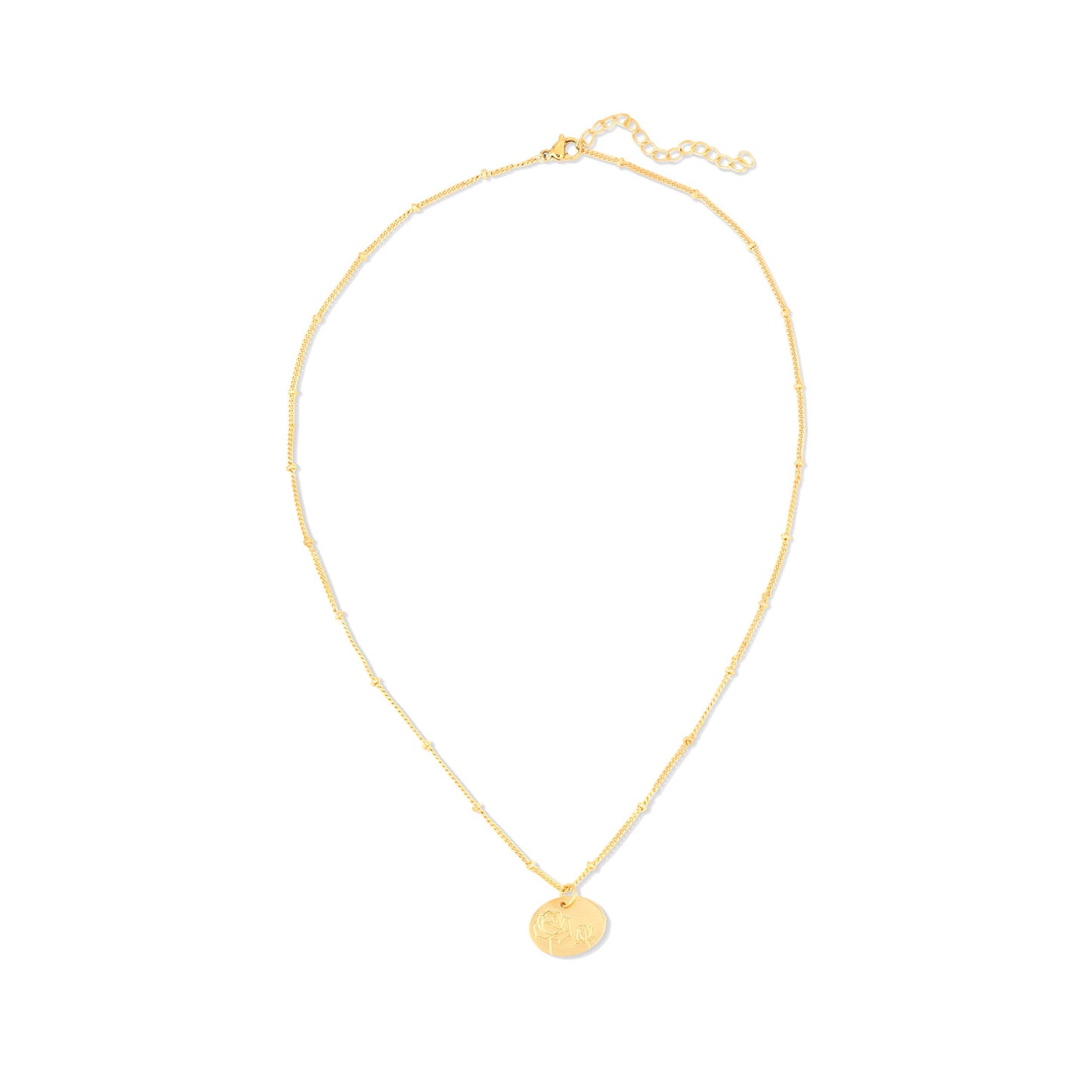 Birth Flower Necklace - June