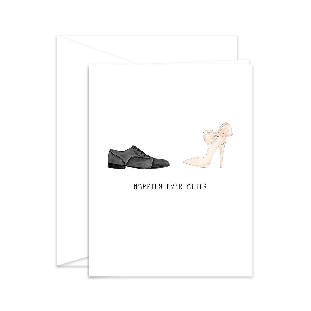Happily Ever After | Mr + Mrs Newlywed Greeting Card