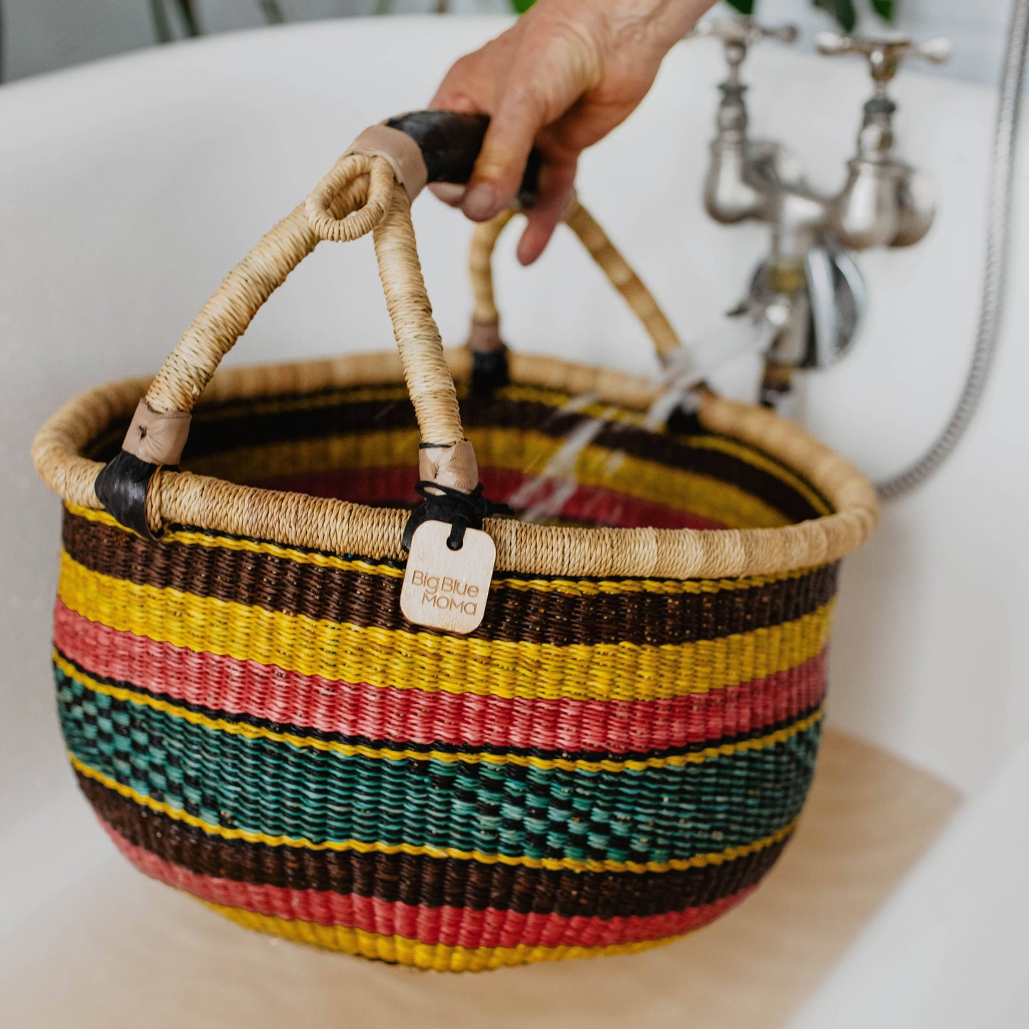 Round Basket Large - Traditional Palette