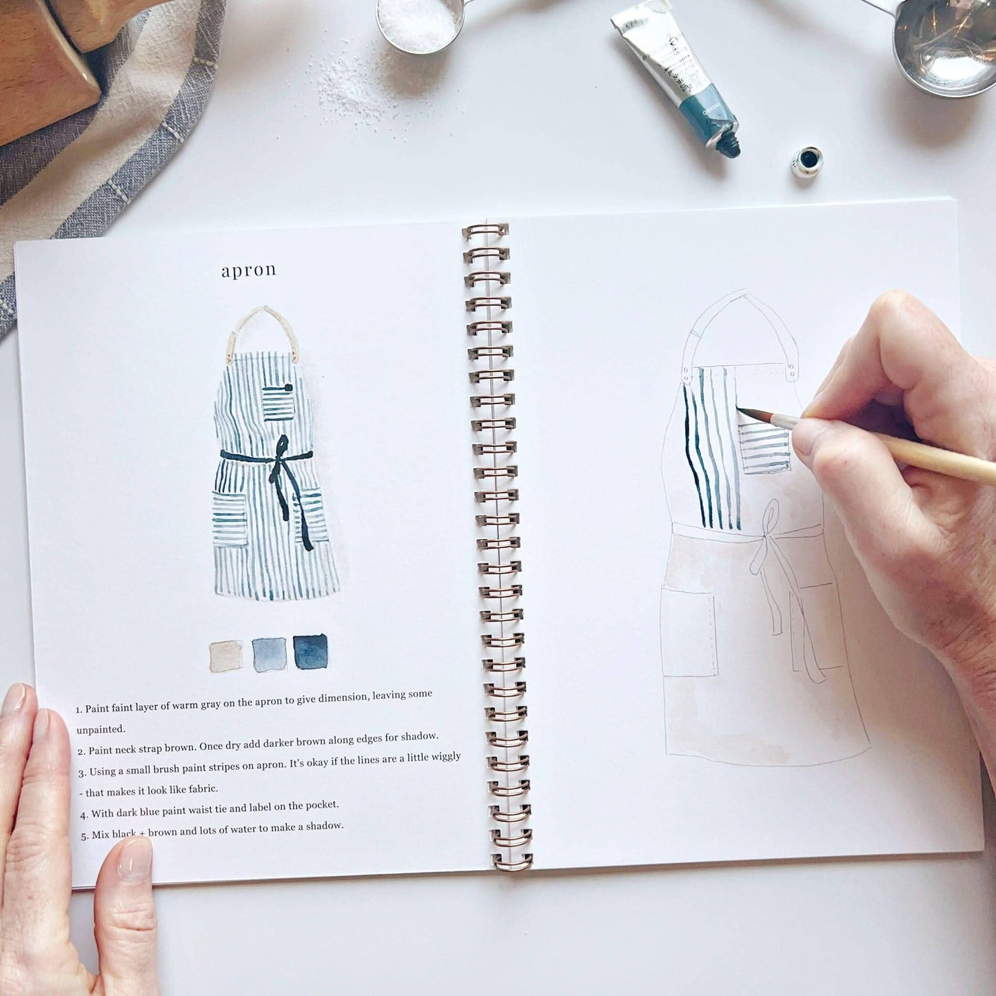 Baking Watercolour Workbook