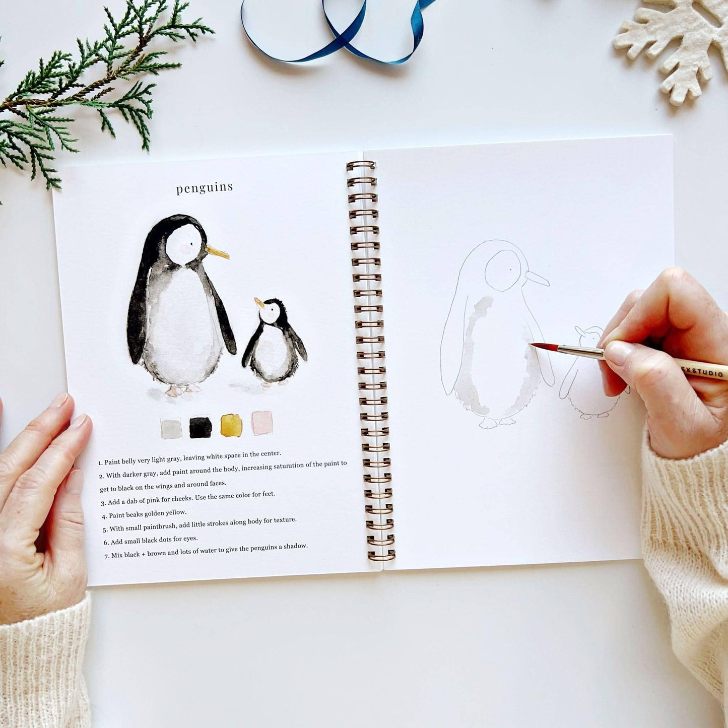 Winter Watercolour Workbook
