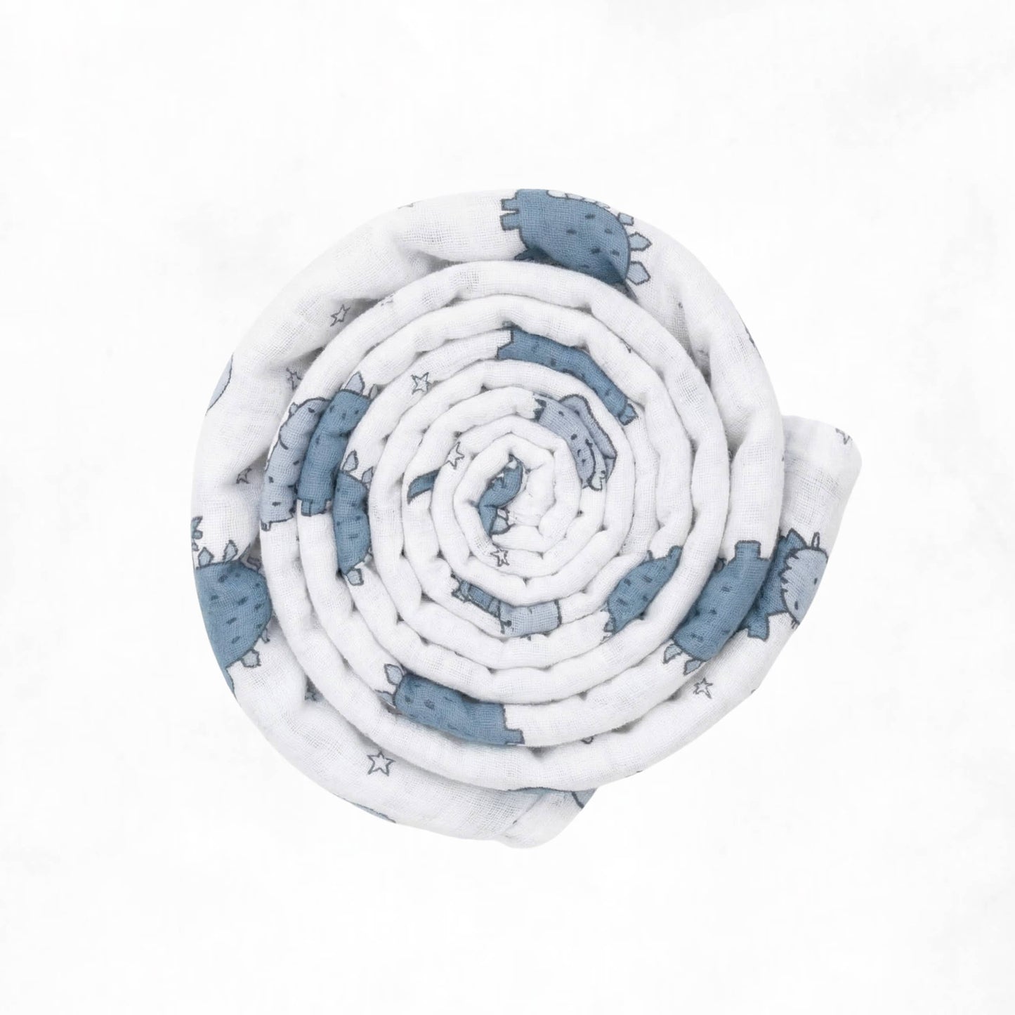 Bamboo Muslin Swaddle Blanket: Dino Dreams