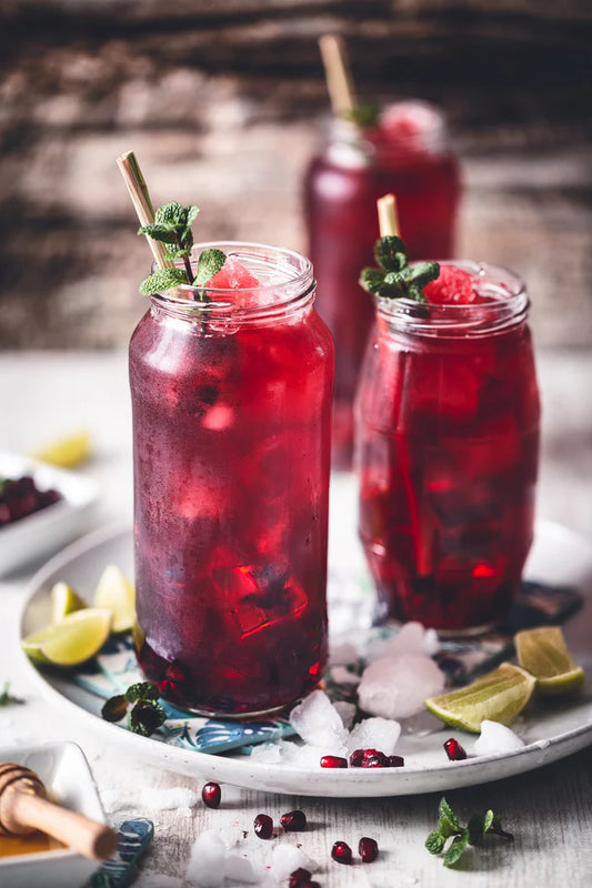 Hibiscus Creamed Honey