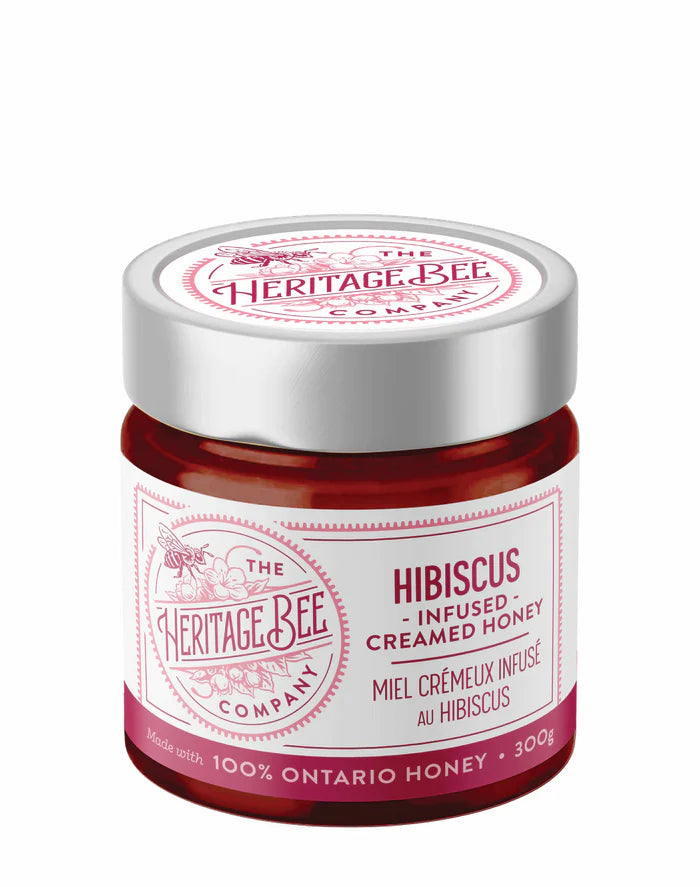 Hibiscus Creamed Honey