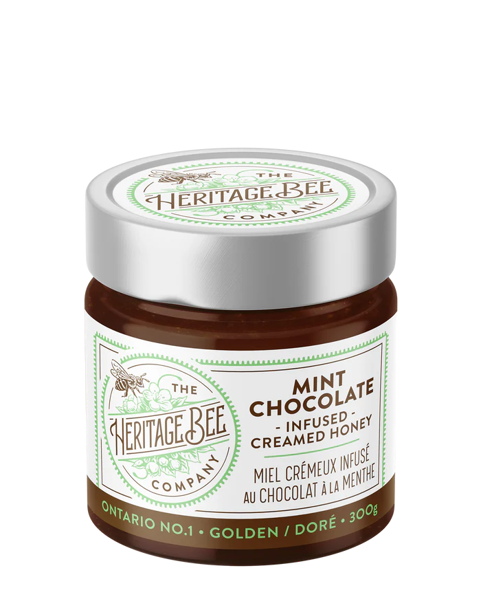 Mint Chocolate Creamed Honey