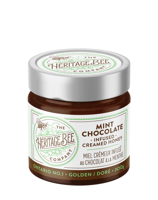 Mint Chocolate Creamed Honey