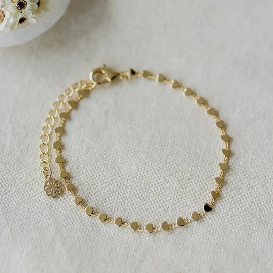 Heart Chain Bracelet