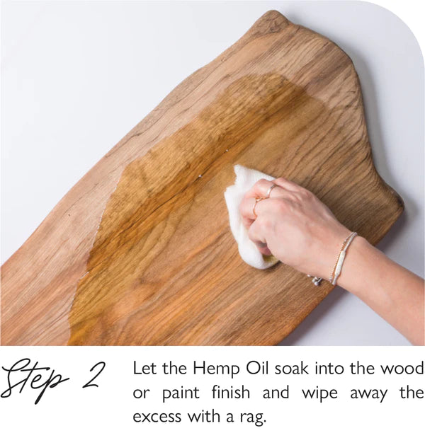 Hemp Oil Wood Finish - Food Safe