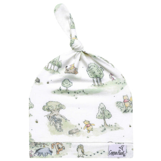Hundred Acre Wood Top Knot Hat - Copper Pearl