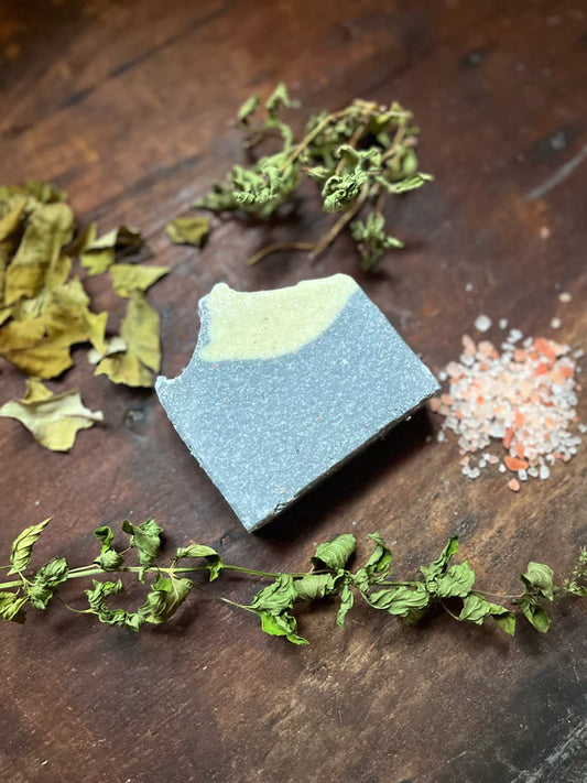 Lemon Verbena & Eucalyptus HImalayan Salt Soap